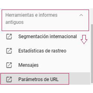 Desactivar el rastreo de parámetros de URL