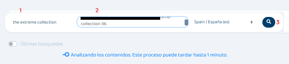 Introducción de datos en pantalla tf-idf Kiwosan