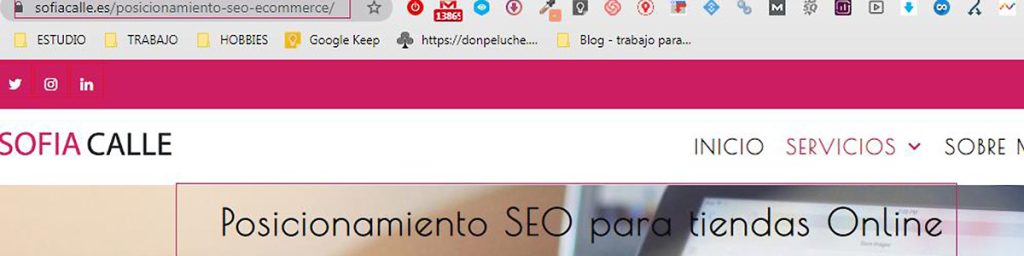 Las url deben tener una estructura amigable